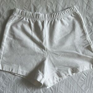 Aritzia Babaton White Sweat Shorts - Size XS